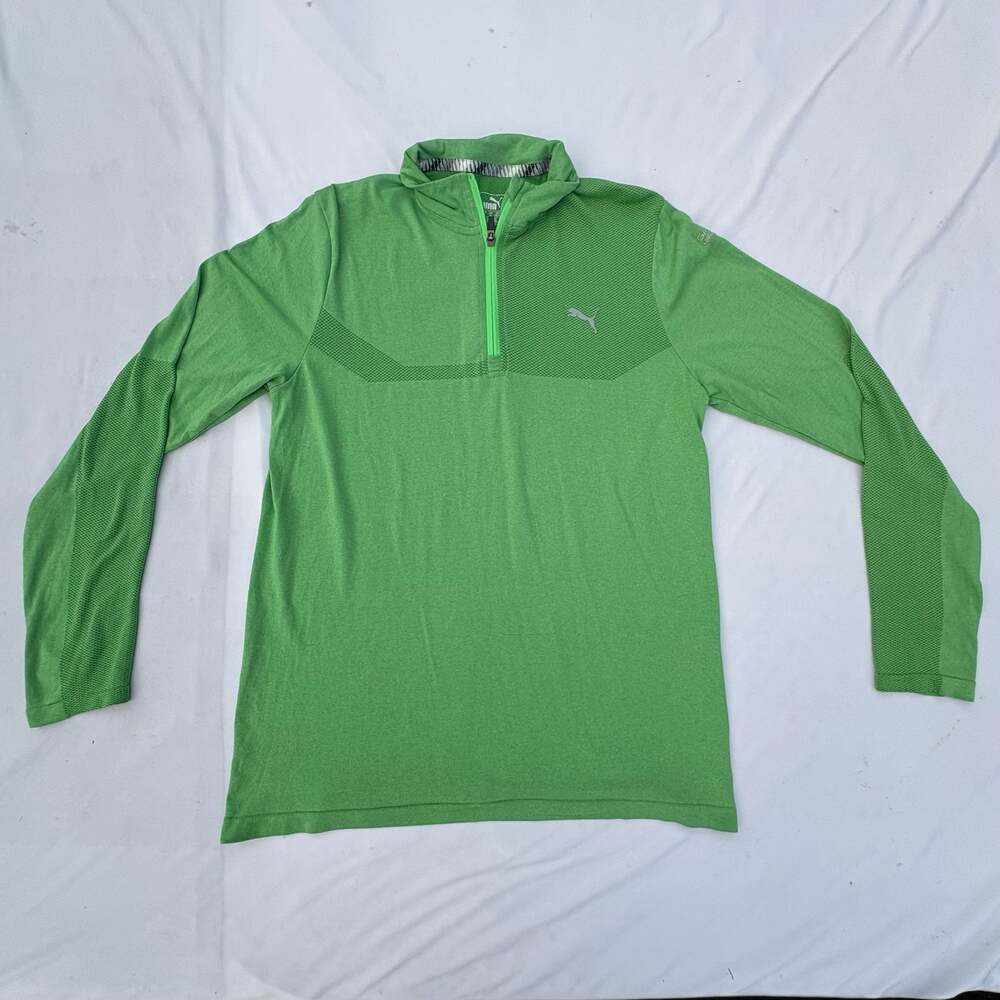 Puma Green Evoknit Golf Pullover Sweatshirt Garland Lodge And Golf Resort L